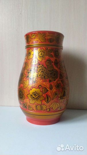 Ваза хохлома