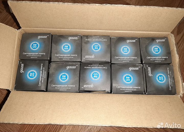 Лампа светодиодная Gauss LED R39 E14 4W 370lm 4100