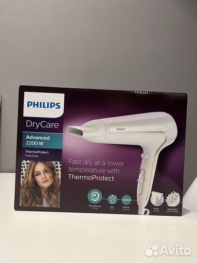 Фен philips новый