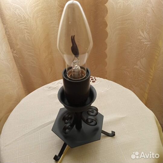 Светильник ночник кованый свеча СССР