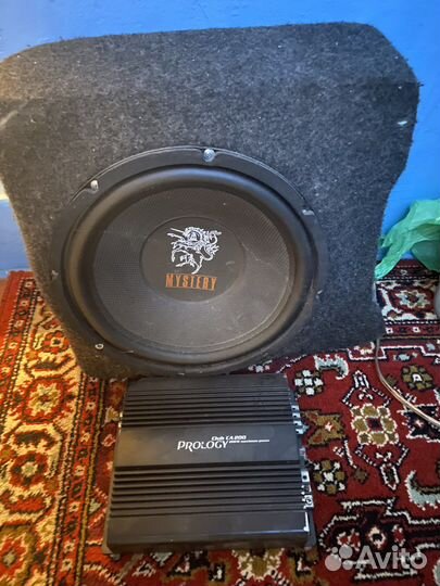 Сабвуфер Mystery для ваз с усилителем Prology