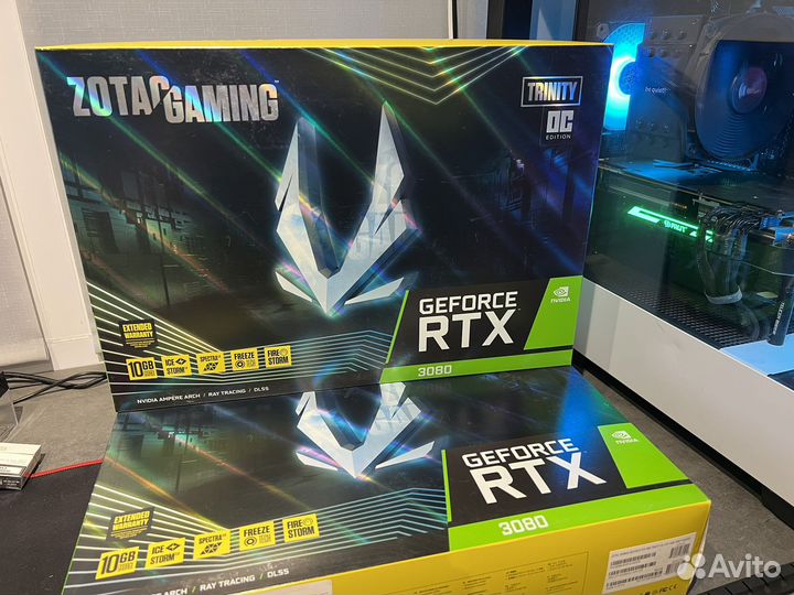 Видеокарта Zotac GeForce RTX 3080 Trinity OC 10Gb