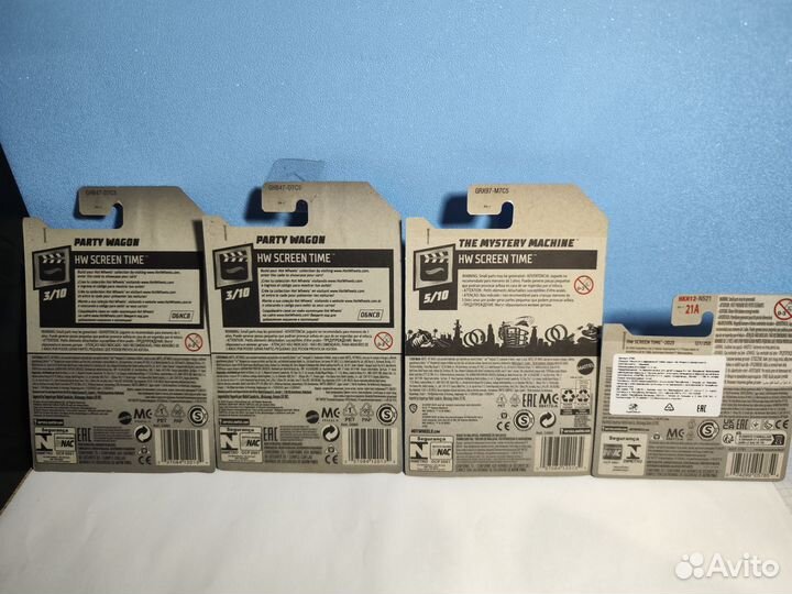 Hot Wheels машинки Screen Time