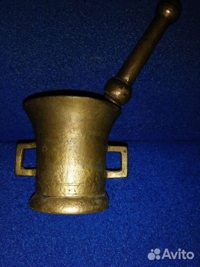 Ступка с пестиком латунь