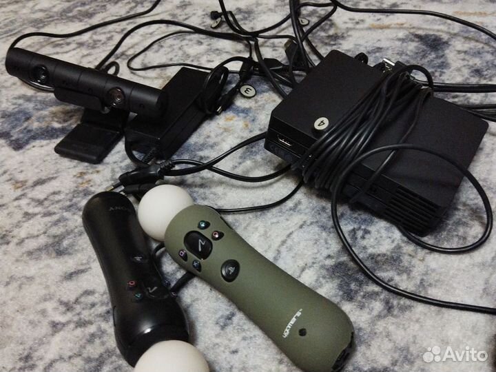 Шлем sony ps4 vr + мувы