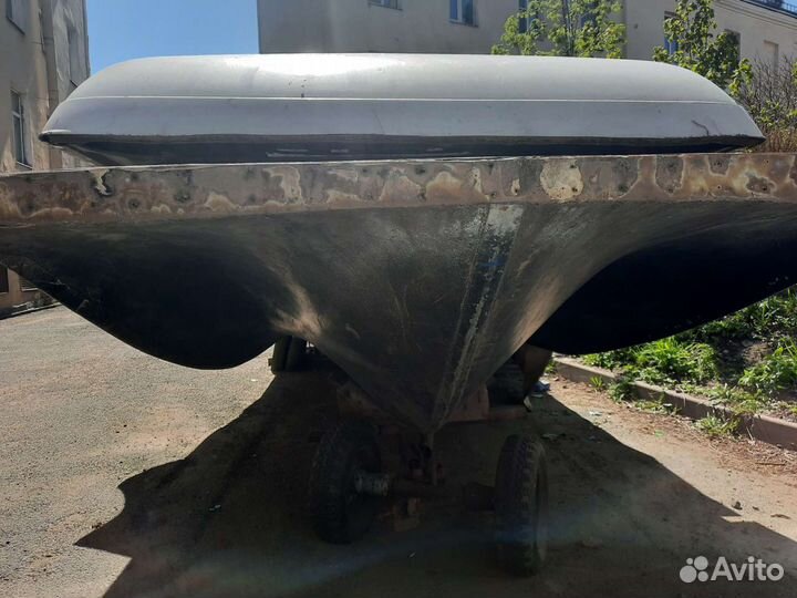 Катер тримаран Бостонский китобои самострой