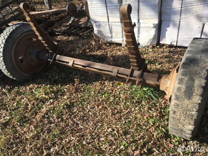 Оси подрессорные тележка