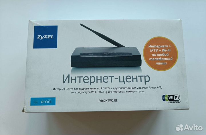 Wi-Fi роутер Zyxel p660htw2 EE