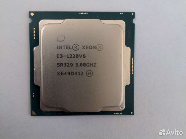 Процессор 1220v6 под сокет 1151