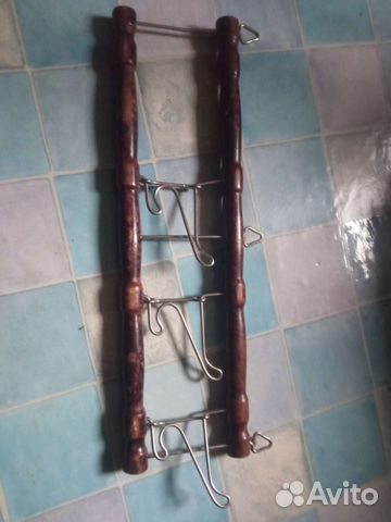 Вешалка металл дерево