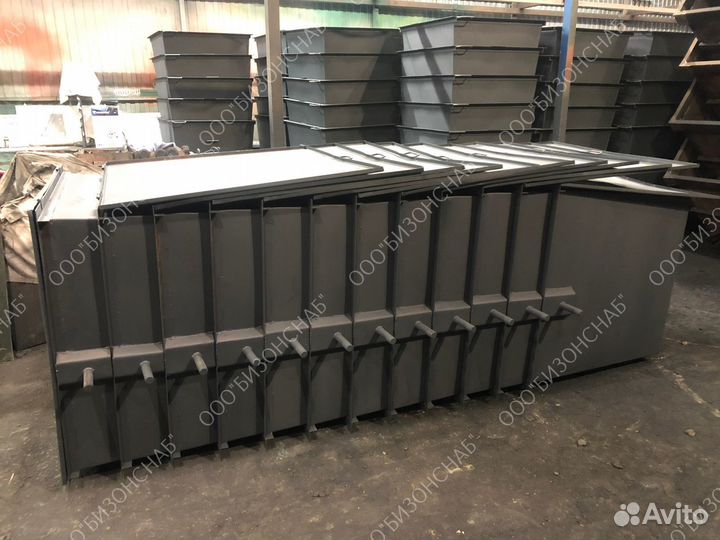 Евроконтейнер для мусора 1,1 м3 Арт 841