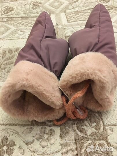 Варежки на меху женские, новые