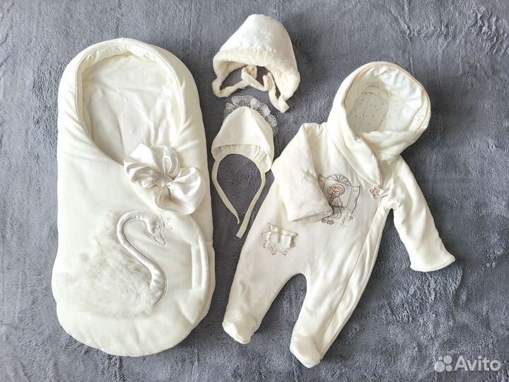 Конверт-кокон на выписку весна/осень