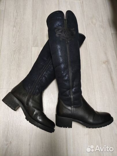 Сапоги зимние женские 39 Zenden ботфорты