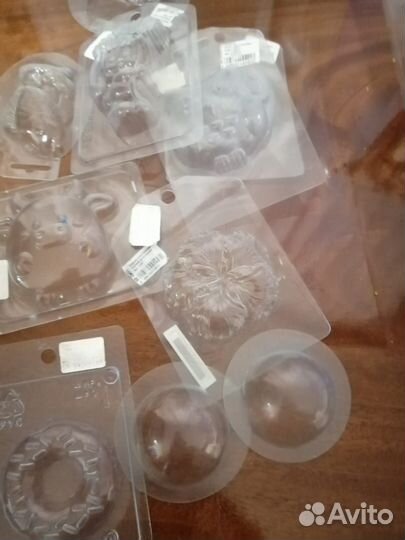 Формы для мыла. Пластиковые. Пакетом по 10 штук. Б