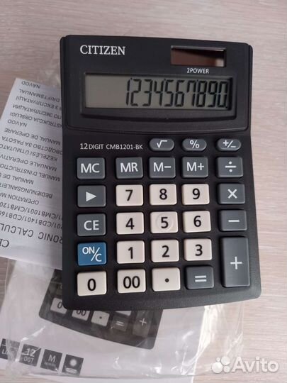 Калькулятор новый citizen смв 1201 вк