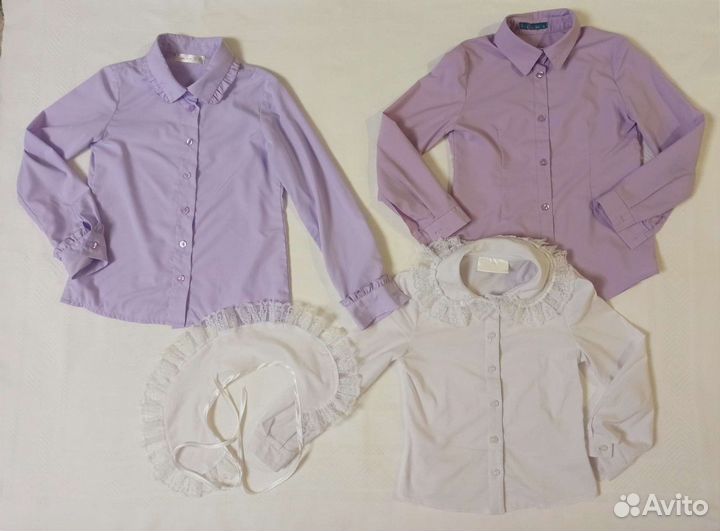 Блузка сиреневая