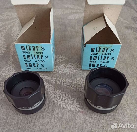 Объективы к увеличителю