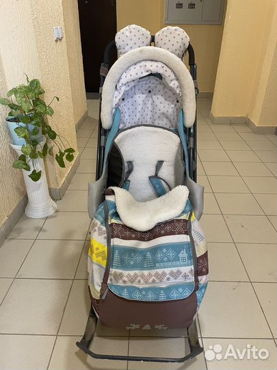 Коляска санки