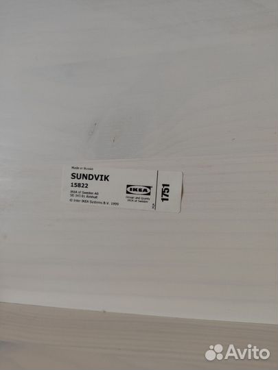 Детский стол и стул IKEA сундвик