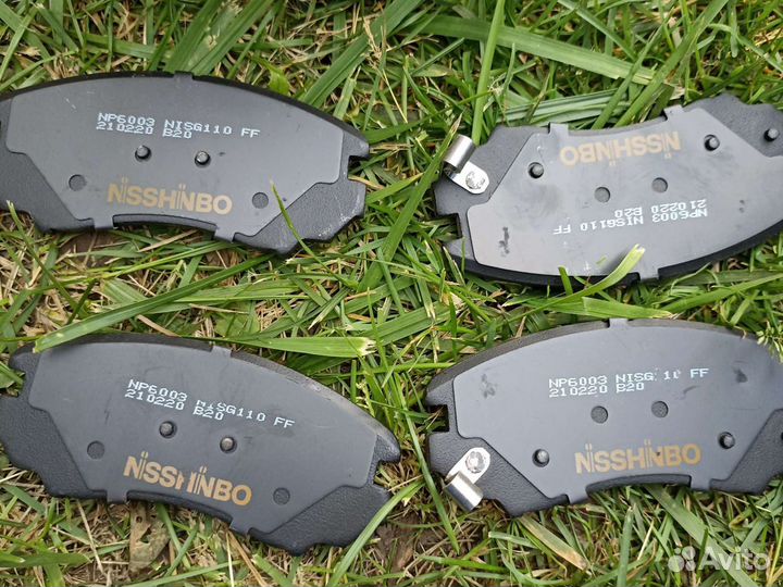 Колодки тормозные nisshinbo