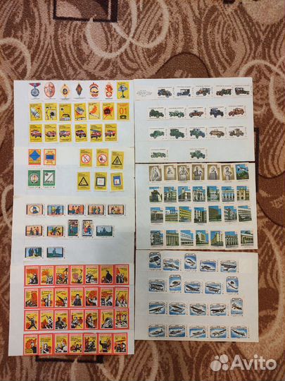 Этикетки от спичечных коробок