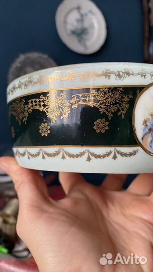 Антикварный фарфоровый капельник Грузино