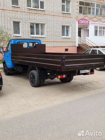 Грузоперевозки открытой бортовой газелью