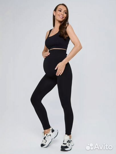 Лосины зимние утепленные для беременных