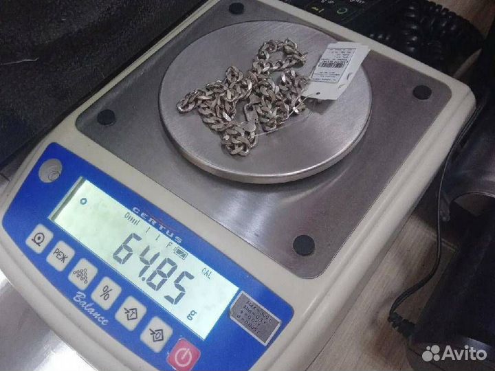Серебряная цепочка 925 пробы, 65 гр
