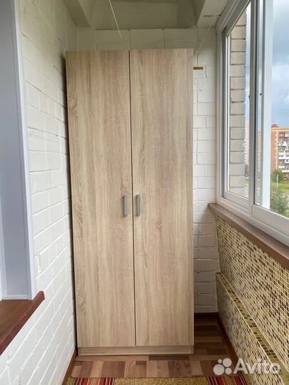 Шкаф распашной готовый сонома