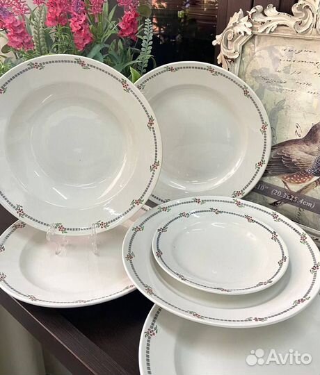 Антикварные тарелки Villeroy&Boch Dresden