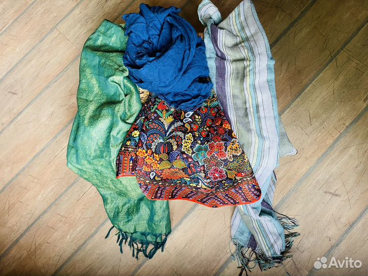 Платки, платочки, шарфы-палантины)