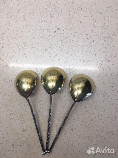 Салатные ложки Таллинские мельхиор СССР