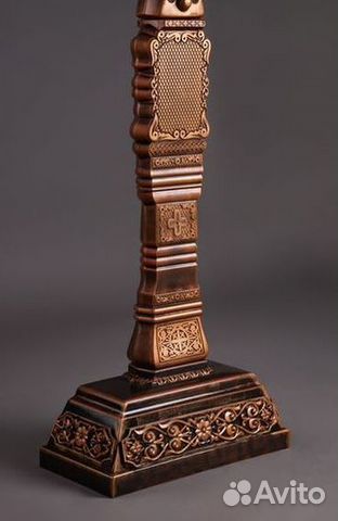 Крест надгробный литой