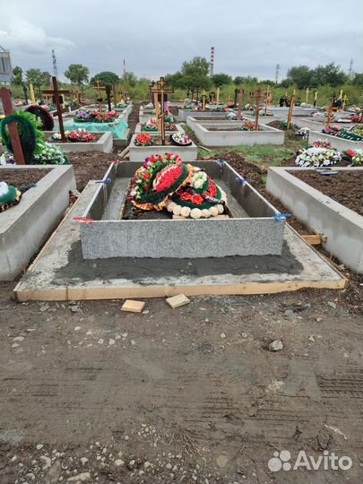 Работы на кладбище