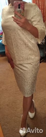 Женский белый костюм