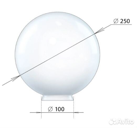 Плафон шар