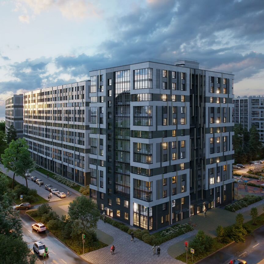 1-к. квартира, 49,1 м², 13/13 эт.