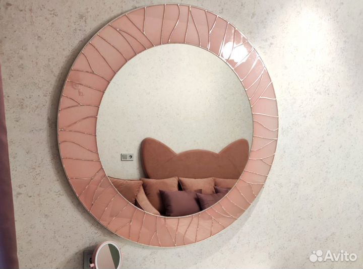 Зеркало настенное круглое