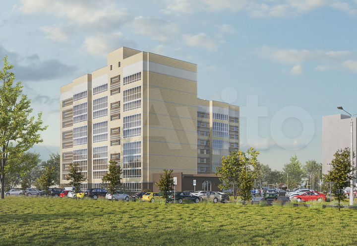 2-к. квартира, 61,6 м², 5/9 эт.