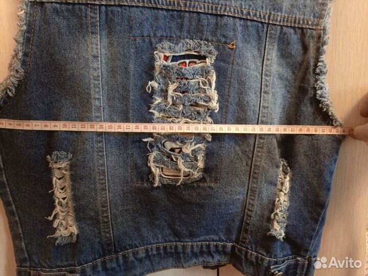 Жилетка джинсовая детская