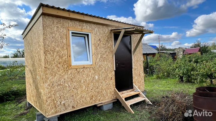 Каркасный дачный домик эконом