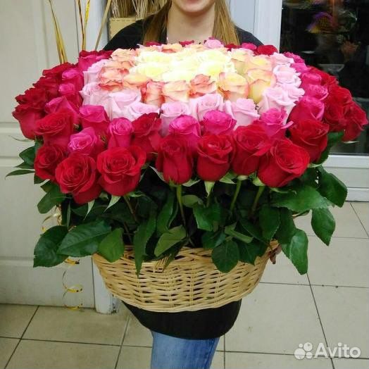 Оригинальные букеты из роз