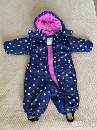 Комбинезон зимний для девочки 80
