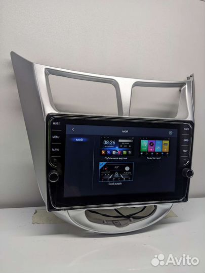 Магнитола Hyundai Solaris 1 2011-2016 с крутилками