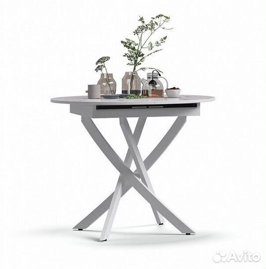 Стол Boss One Белый мрамор, Белый