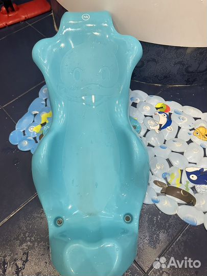 Стульчик + горка для купания hb