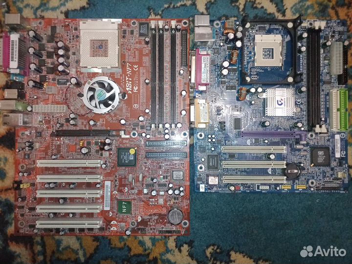 Матплаты abit и Gig. на восстановление. Есть обмен