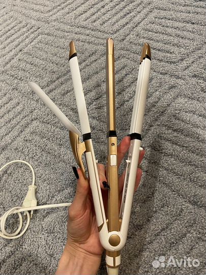 Плойка тройная для волос